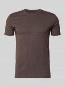 Regular fit T-shirt van katoenmix