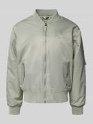 Bomberjack met labelstitching