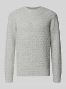 Regular fit gebreide pullover met wol, model 'BLASIMON'