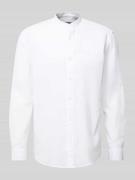 Regular fit vrijetijdsoverhemd met opstaande kraag