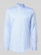 Slim fit zakelijk overhemd van katoen met extra lange mouwen