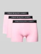 Boxershort met elastische band met logo in een set van 3 stuks