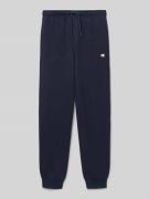 Sweatpants met logo en elastische band
