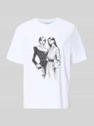 T-shirt met motiefprint