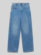 Relaxed fit baggy jeans in een katoenmix