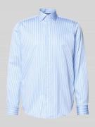 Regular fit zakelijk overhemd van katoen met kentkraag