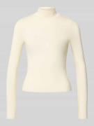 Shirt met lange mouwen en labelstitching