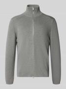 Regular fit gebreid jack van puur katoen