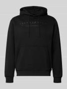 Hoodie met labelprint