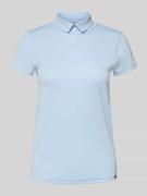 Slim fit T-shirt met polokraag