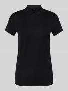 Slim fit T-shirt met polokraag
