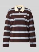 Relaxed fit poloshirt met labeldetail, model 'Jolina'