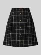 Uitlopende minirok met viscose, model 'RIKLA-1'