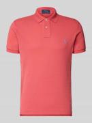 Poloshirt met labelstitching
