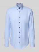 Slim fit zakelijk overhemd met extra lange mouwen