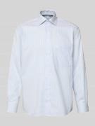 Comfort fit zakelijk overhemd van katoen met kentkraag