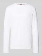 Regular fit shirt met lange mouwen en wafelstructuur, model 'TEMPESTO'