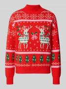 Kersttrui met ribboorden