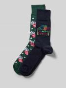 Sokken met elastische ribboordjes in een set van 2 paar