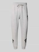 Slim fit sweatbroek met logoprint