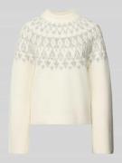 Gebreide pullover in Noorse look, model 'Porway'