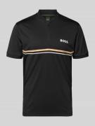 Slim fit poloshirt met logoprint, model 'TOC SPIN BODYMAPP 1027'