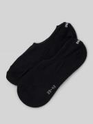 Kousenvoetjes met labelprint in een set van 2 paar