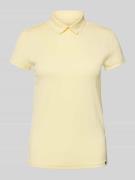 Slim fit T-shirt met polokraag