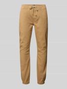 Slim fit chino van katoenmix