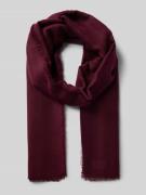 Sjaal met gerafelde boorden