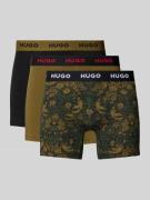 Boxershort met elastische logoband in een set van 3 stuks