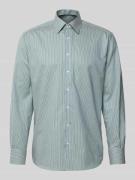 Regular fit zakelijk overhemd van katoen met kentkraag