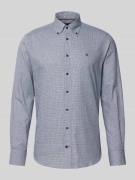 Regular fit zakelijk overhemd van puur katoen