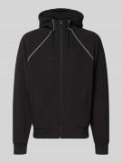 Regular fit sweatjack van katoenmix