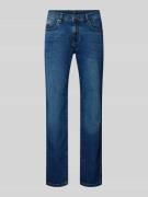 Regular fit jeans met steekzakken