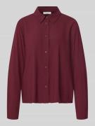 Regular fit overhemdblouse van pure viscose