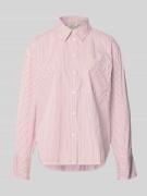 Regular fit overhemdblouse van puur katoen