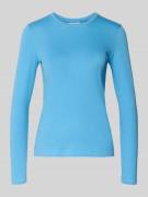 Slim fit shirt met lange mouwen van puur katoen