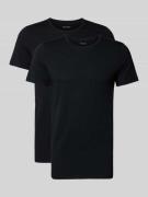 T-shirt van katoen in een set van 2