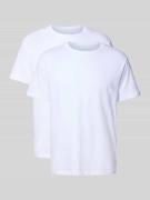 T-shirt van katoen in een set van 2