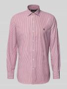 Custom fit zakelijk overhemd met knoopsluiting