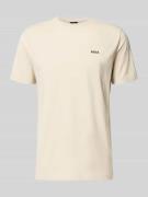 Regular fit T-shirt van katoenmix