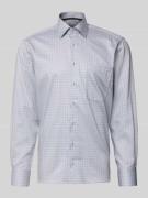 Comfort fit zakelijk overhemd van katoen met kentkraag