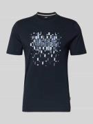 Regular fit T-shirt van puur katoen, model 'THOMPSON'