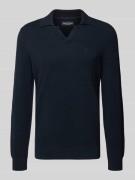 Regular fit pullover van puur katoen