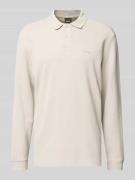 Regular fit poloshirt van katoenmix, model 'PETEMPESTOLONG'