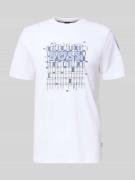 Regular fit T-shirt van puur katoen, model 'THOMPSON'