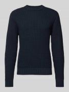 Regular fit gebreide pullover van puur biologisch katoen, model 'TOM'