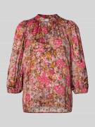 Blouseshirt met V-hals