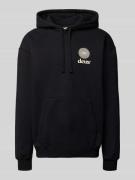 Relaxed fit hoodie met logoprint, model 'Strata'